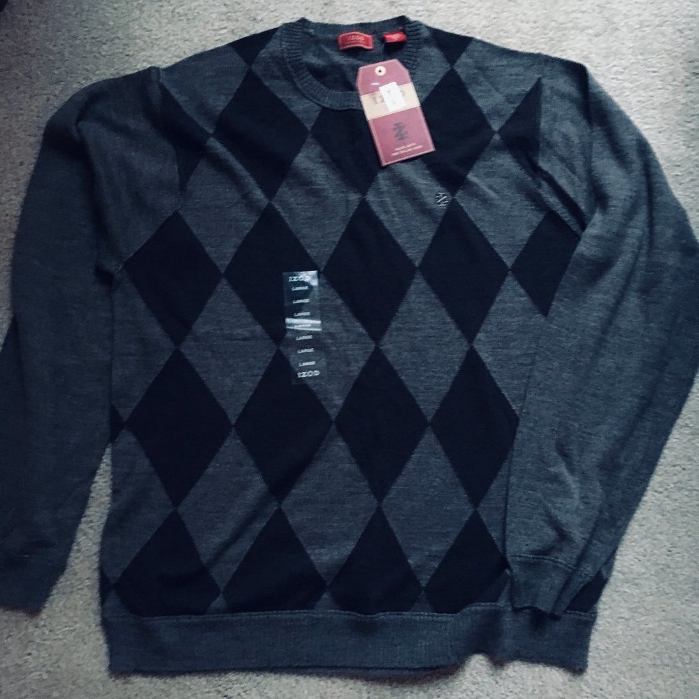 IZOD Mens Cardigan Sweater